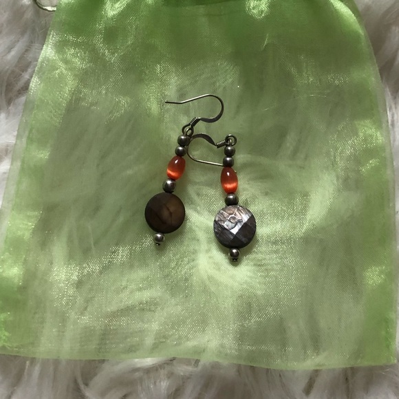 Jewelry - Hand beaded earrings